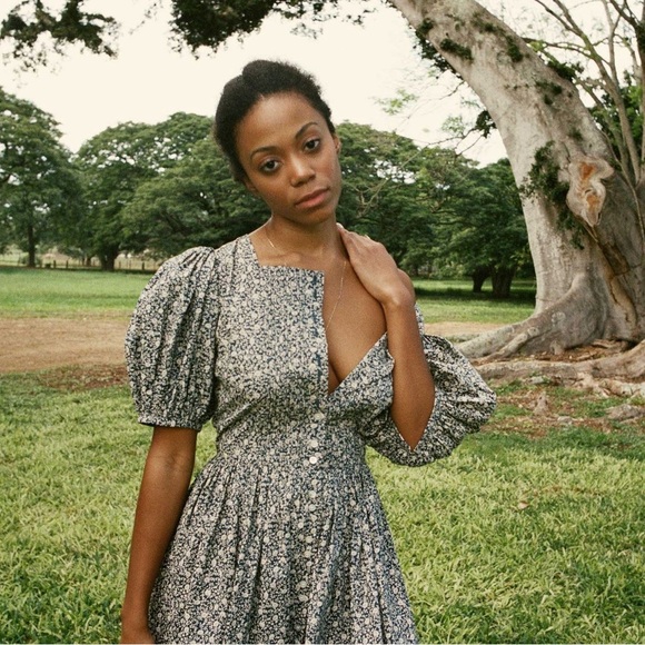 Doen Asheville Dress in Blue, size small NWOT - Picture 3 of 14